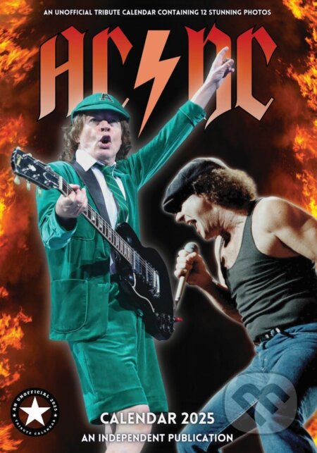 Nástenný kalendár 2025: AC/DC (). , 2024