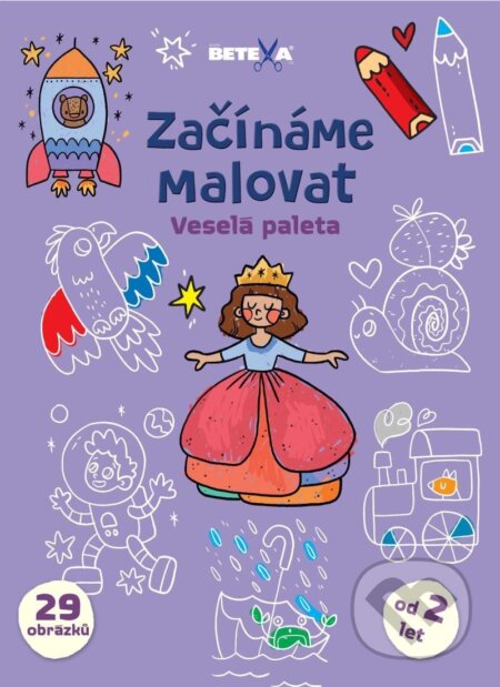 Začínáme malovat - Veselá paleta - kniha z kategorie Omalovánky