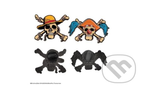 One Piece Set odznakov 2 ks - Luffy & Buggy