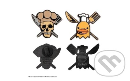 One Piece Set odznakov 2 ks - Sanji & Jeff