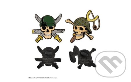 One Piece Set odznakov 2 ks - Zoro & Usopp