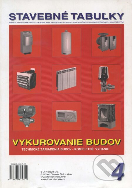 Kniha: Stavebné tabuľky 4 (Róbert Chromík)