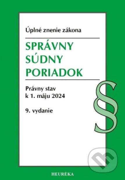 Kniha: Správny súdny poriadok. (Heuréka). Heuréka, 2024