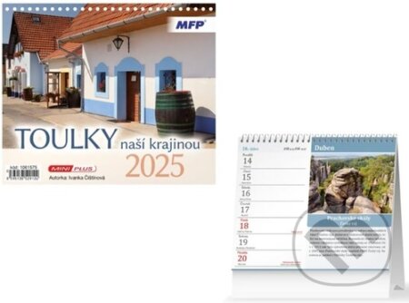 Toulky naší krajinou 2025 - stolní kalendář (MFP). MFP, 2024