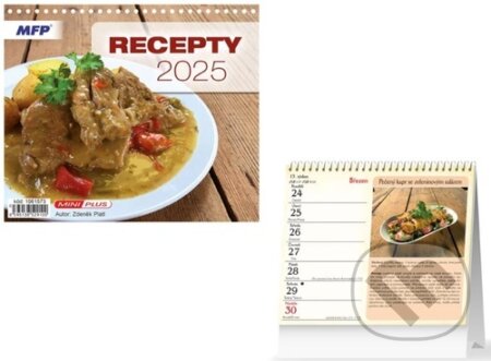 Recepty 2025 - stolní kalendář (MFP). MFP, 2024