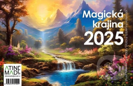 Kalendář 2025 Magická krajina, stolní, týdenní (Almatyne). Almatyne, 2024