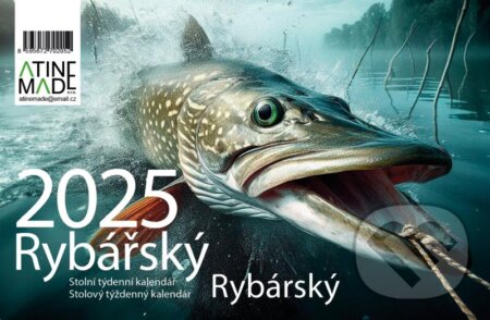 Kalendář 2025 Rybářský, stolní, týdenní, (Almatyne). Almatyne, 2024