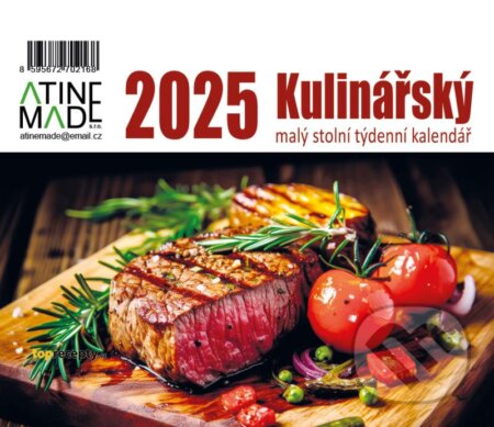 Kalendář 2025 Kulinářský, stolní, týdenní (Almatyne). Almatyne, 2024