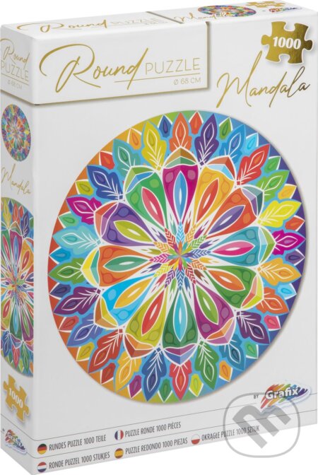 Puzzle: Puzzle kulaté Mandala (Grafix)