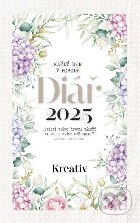 Kreativ Diář 2025 - Hortenzie, Vltava Labe Media, 2024