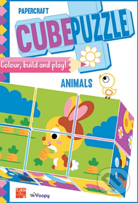 Zvieratká - Papierové puzzle kocky - kniha z kategorie Výroba z papíru
