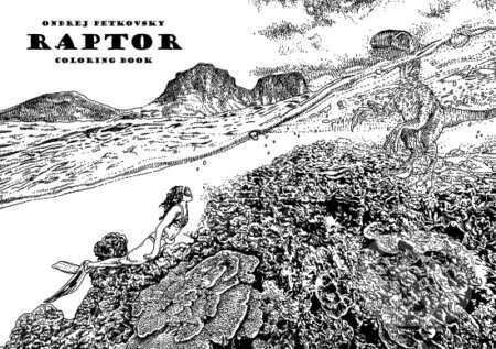 Kniha: Raptor - coloring book (Ondrej Peťkovský)
