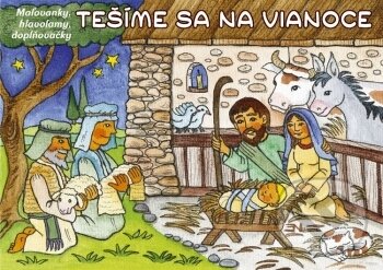 Tešíme sa na Vianoce - kniha z kategorie Omalovánky