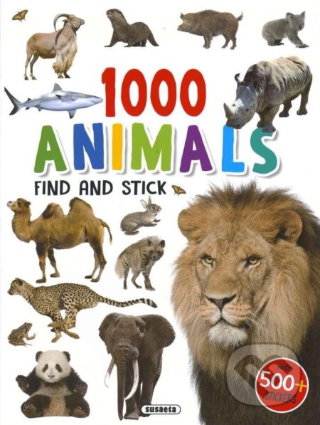 1000 ANIMALS FIND AND STICK AJ - neuvedený autor, SUN, 2023