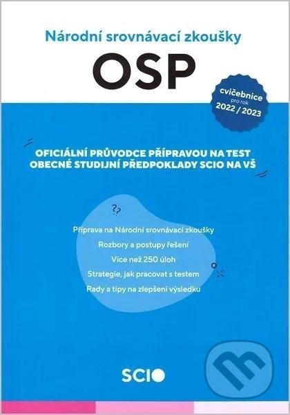 Cvičebnice Obecné studijní předpoklady Scio 2022/23, SCIO, 2024