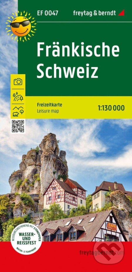 Fränkische Schweiz 1:130 000, freytag&berndt, 2024