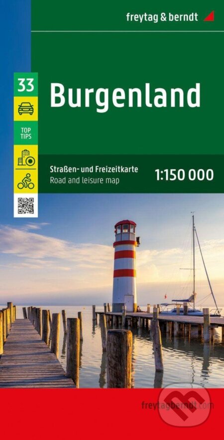 Burgenland 1:150 000 / automapa + rekreační mapa