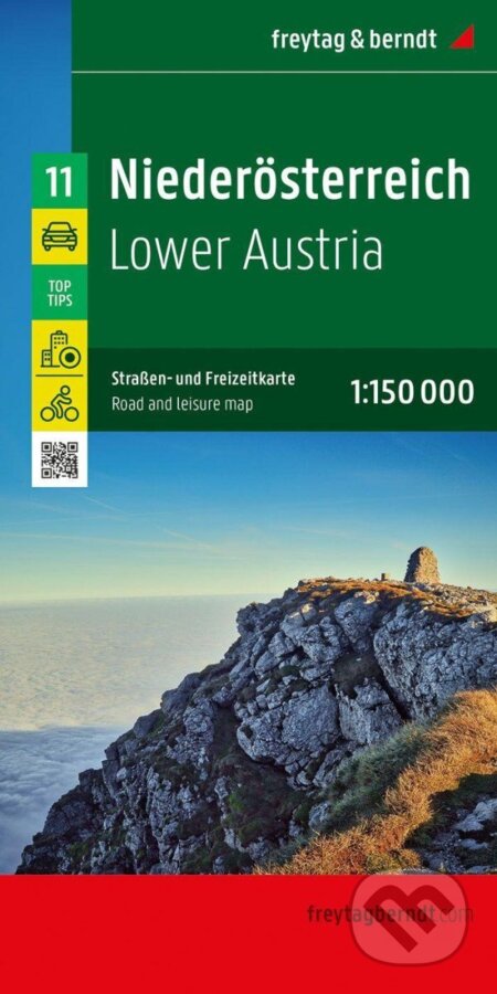 Dolní Rakousko 1:150 000 / silniční a rekreační mapa