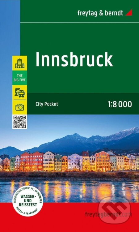 Innsbruck 1:8 000 (kapesní mapa města)