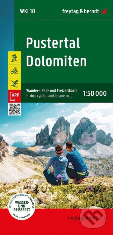 Kniha: Pustertal - Dolomity 1:50 000 (freytag&berndt)