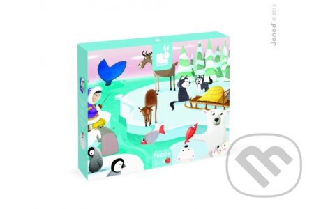 Život na ľade (dotykové puzzle) - puzzle z kategorie Maxi dílky