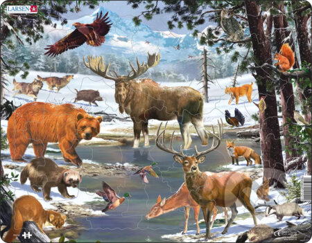 Zvieratá severského lesa FH32, Larsen, 2020