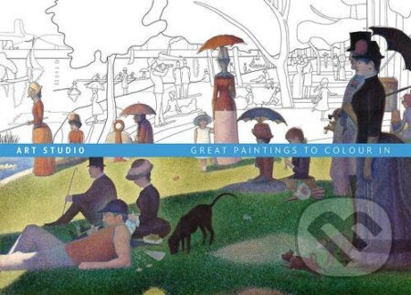 Art Studio (Great Paintings to Colour In) - kniha z kategorie Pro dospělé