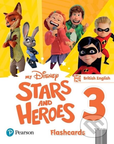 My Disney Stars and Heroes 3 Flashcards / British English - autorů kolektiv, Pearson, 2023