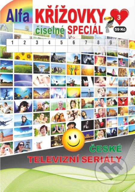 Kniha: Křížovky číselné speciál 3/2024 - České televizní seriály (Alfasoft)