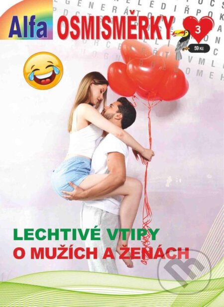 Kniha: Osmisměrky 3/2024 - Lechtivé vtipy o mužích a ženách (Alfasoft)