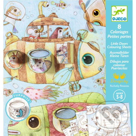 DJECO Odkrývací omalovánky Malo na výletě