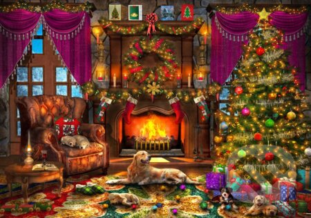 Útulná vianočná izba - Dominic Davison