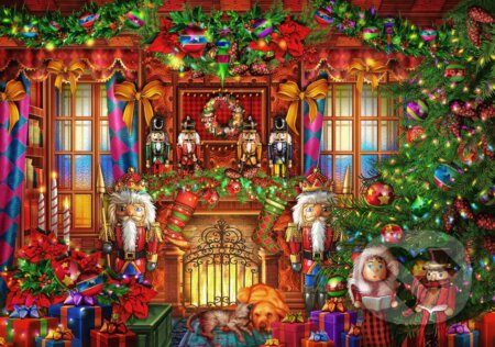 Vianočný interiér - Ciro Marchetti - puzzle z kategorie 2000 - 4000 dílků