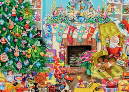 Vianoce z polovice storočia - puzzle z kategorie Umělecké