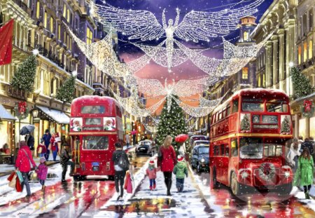 Ulica v Anglicku - puzzle z kategorie Města a stavby