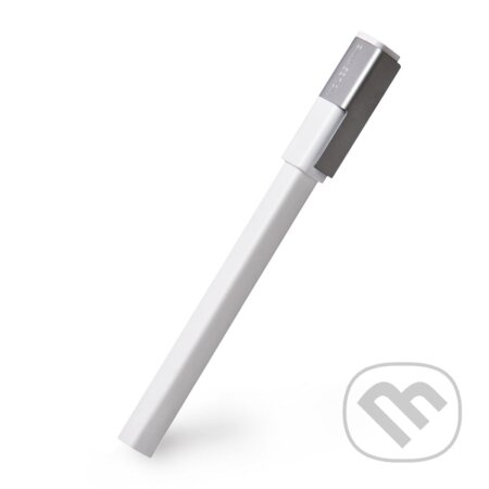 Moleskine - guličkové pero Plus (biele), Moleskine, 2017