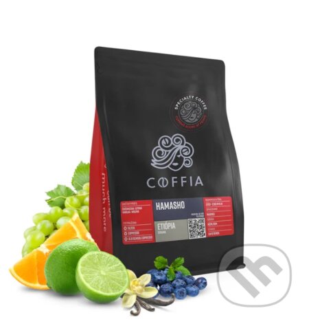Kávy a čaje: Hamasho (COFFIA). COFFIA