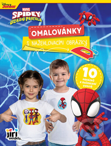 Omalovánky s nažehlovacími obrázky Spidey, Jiří Models, 2024