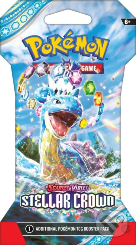 Spoločenská hra: Pokémon TCG: Scarlet & Violet 07 Stellar Crown - 1 Blister Booster (Pokemon). Pokemon, 2024