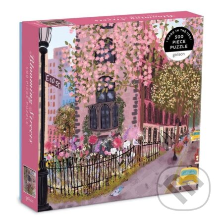 Galison puzzle rozkvetlé ulice