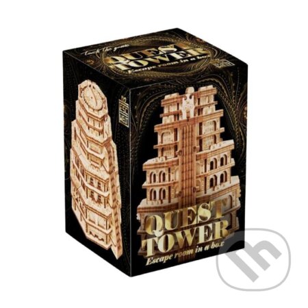 Dřevěný hlavolam - Quest Tower - hra z kategorie Domino, hlavolamy