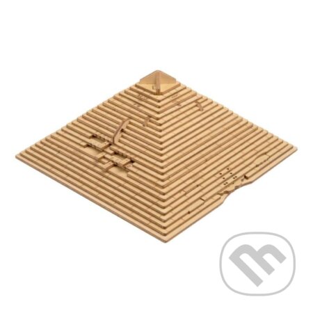 Dřevěný hlavolam - Pyramida - hra z kategorie Domino, hlavolamy