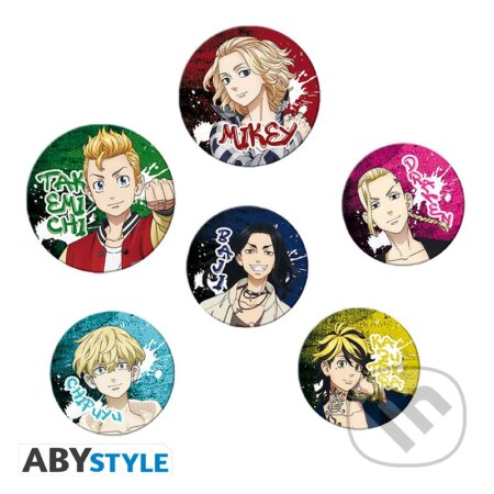 Tokyo Revengers Sada odznakov Toman Gang