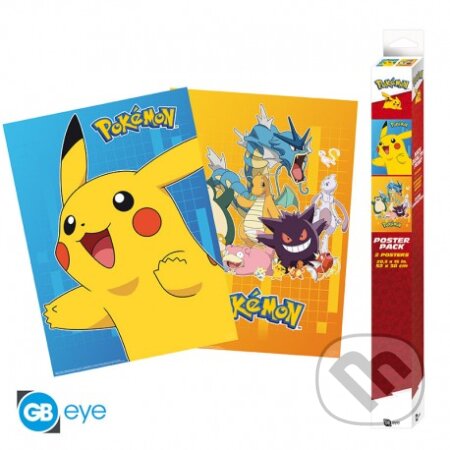 Pokémon Set Plagátov Environments 2 ks