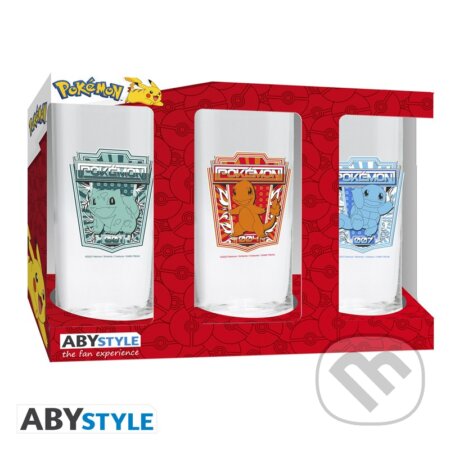 Pokémon Set 3 pohárov
