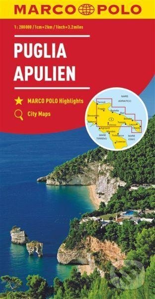 Apulie / mapa 1:200 000 (Itálie č. 11) (Marco Polo)
