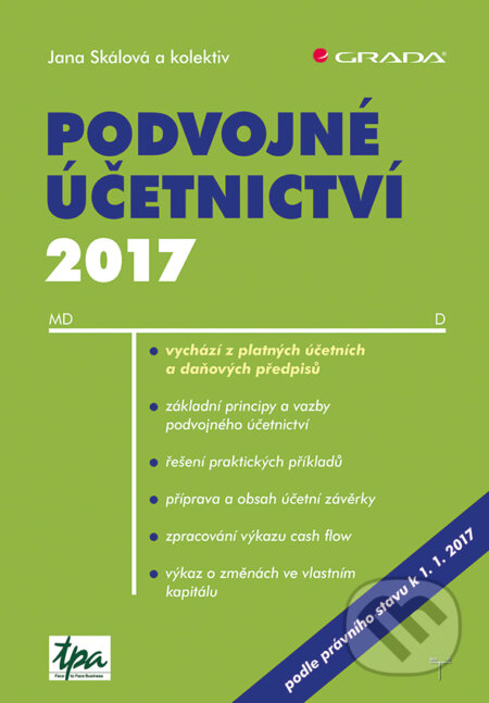 Podvojné účetnictví 2017 - Jana Skálová  a kolektiv, Grada, 2017