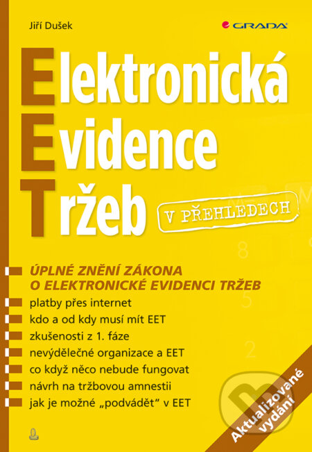 Elektronická evidence tržeb v přehledech - Jiří Dušek, Grada, 2017