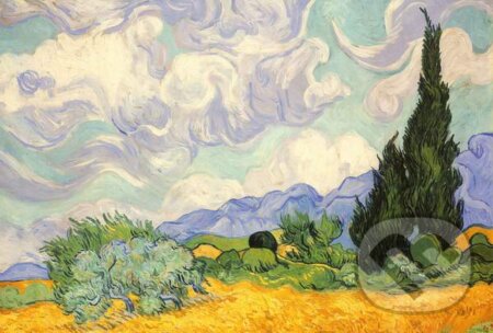 Wheat Field with Cypresses - Vincent Van Gogh, Piatnik, 2017