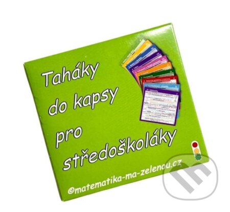 Taháky do kapsy pro středoškoláky - Matematika (kartičky v krabičce) - Zuzana Zelená, ZAPIN s.r.o., 2021